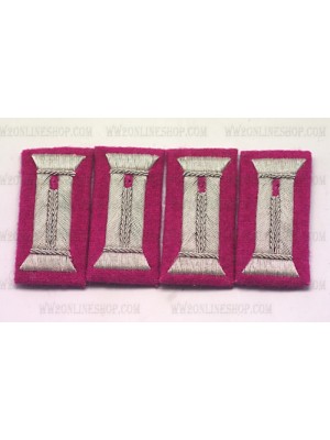 Replica of Panzer Officer Waffenrock Cuff Tabs(2 Pairs) (Other Insignia) for Sale (by ww2onlineshop.com)